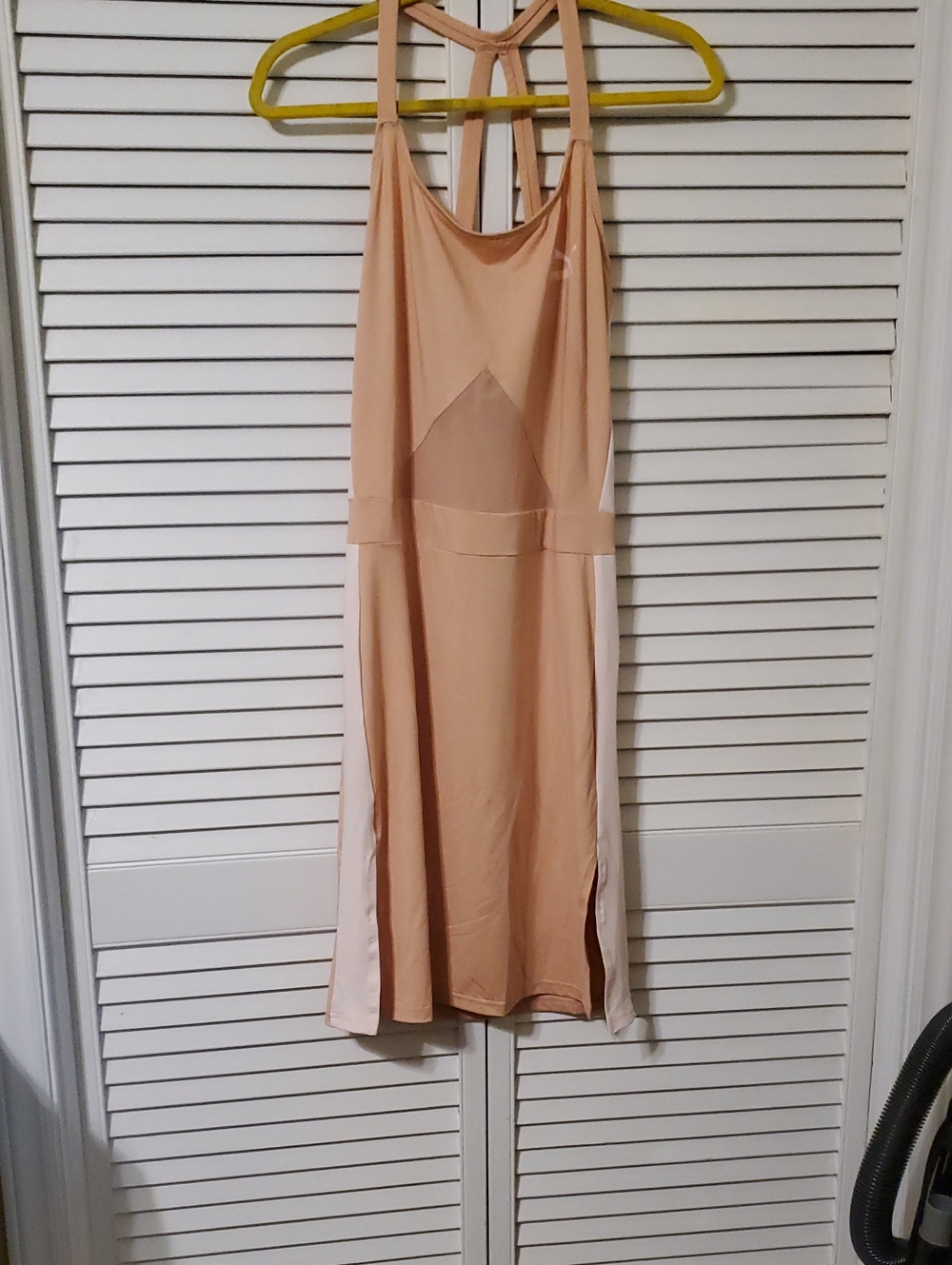 PUMA Peach Active Dress with White Side Panels